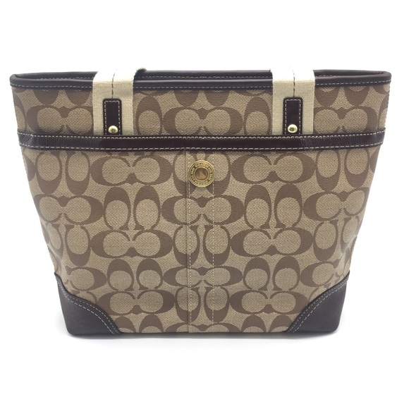 NWT Coach Canvas Tote Bag - Picture 2 of 12